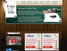 Tablet Screenshot of pokertells.com